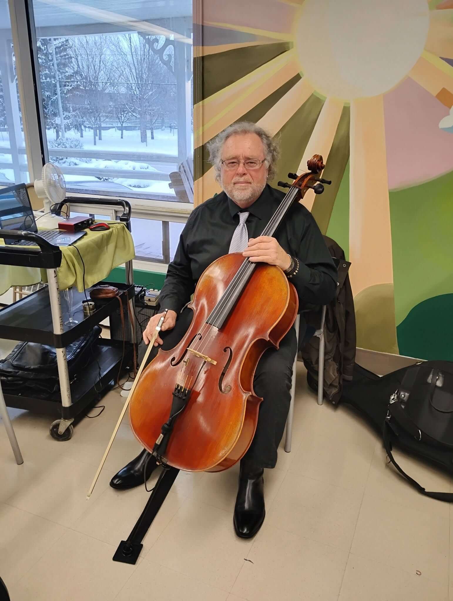 André Lahaie en prestation